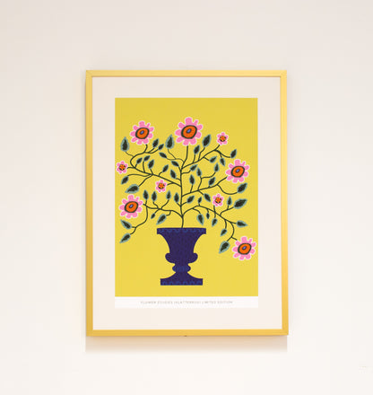 Limited Edition Print: Flower Studies (Klätterros)